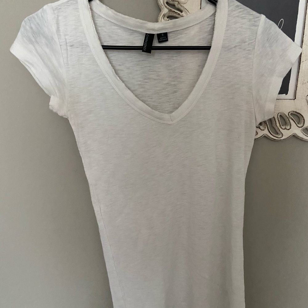 Cynthia Rowley White Short-sleeved Tee-Shirt